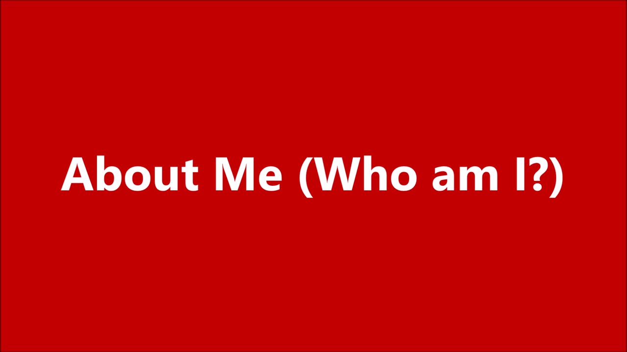 Psychology | About Me (Who am I?) - RGW Identity Teaching