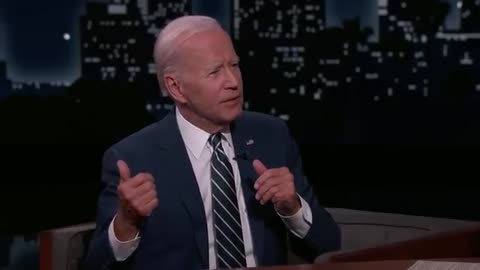 President Joe Biden Visits Jimmy Kimmel Live