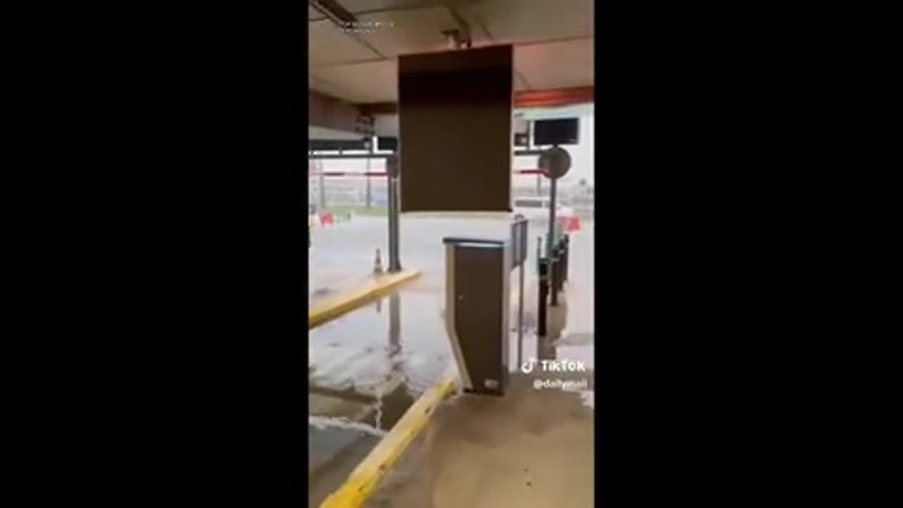 Barcelona Airport Flood ..