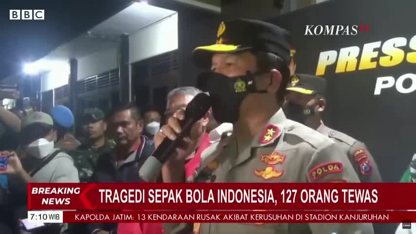Ngeri banget supporter di Indonesia tewas 127 orang