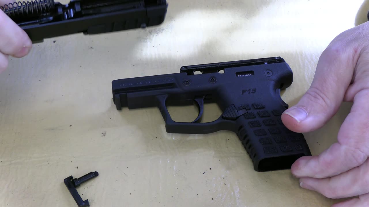 Kel TEC P-15 disassembly adjusting safeties