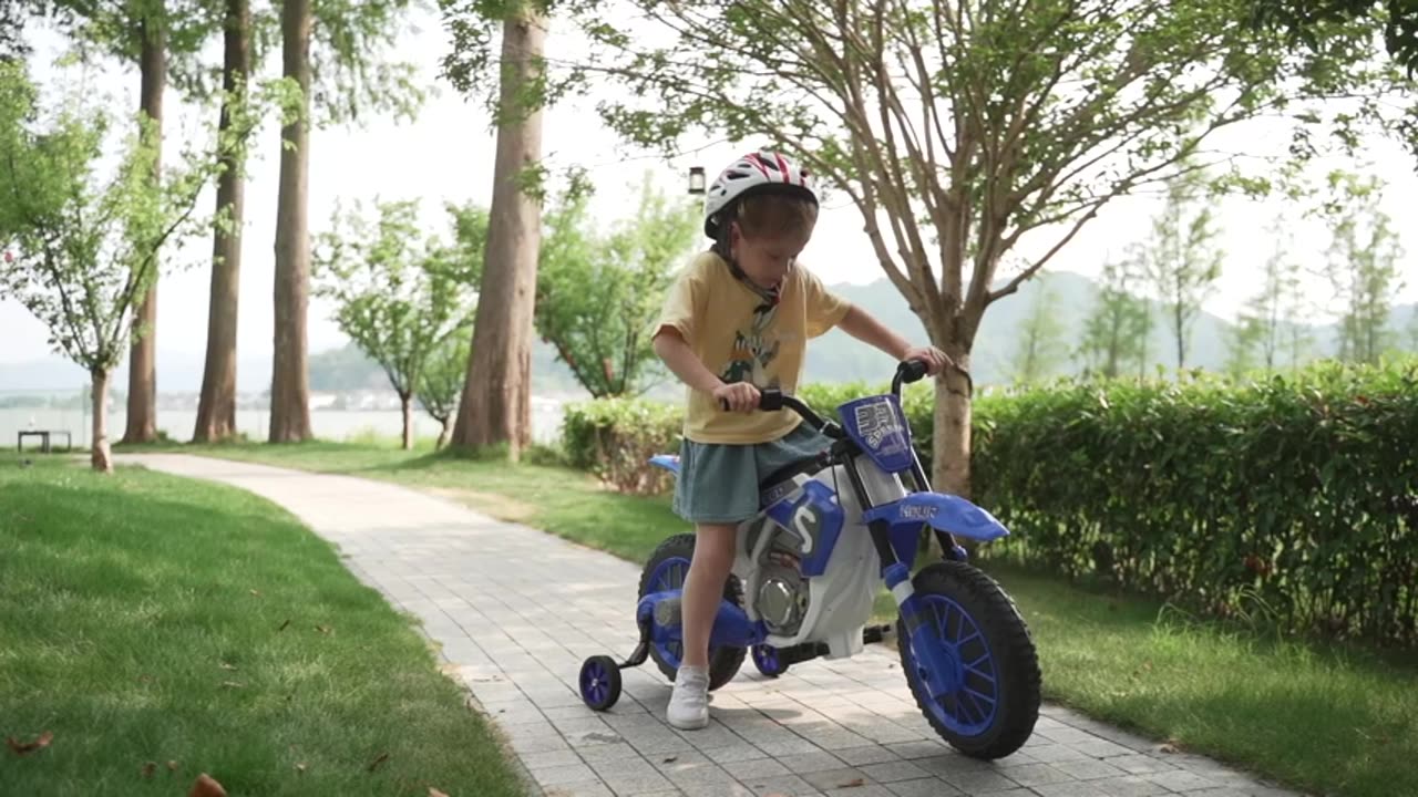 TOBBI 12V Electric Motorcycle for Kids