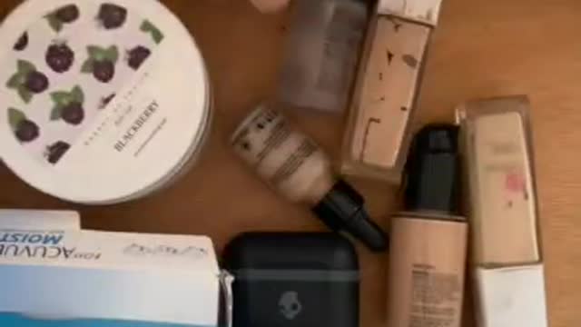 Satisfying makeup drawer organization