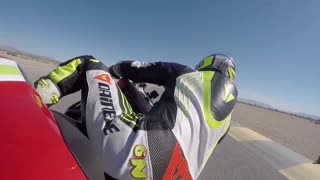 Chuckwalla Raceway tail Gyro cam 5/21/2016 Ducati Panigale 1199 tri-color