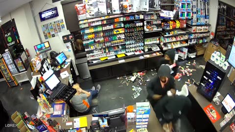 White store clerk is viciousIy beaten by a group of thugs over the weekend