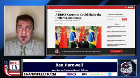 Harnwell: RED ALERT! The BRICS trading zone's GDP is larger than G7 countries' GDPs put together.