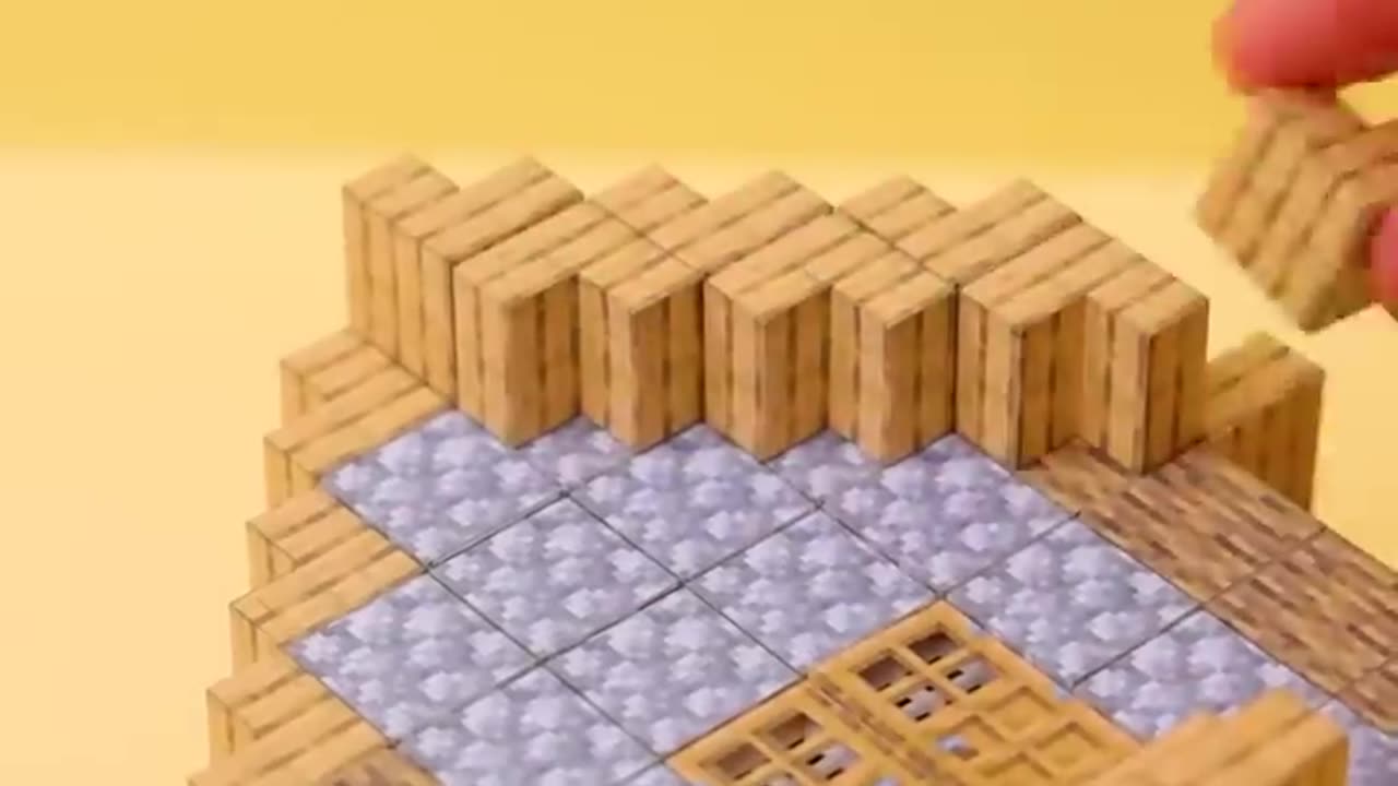 Minecraft House / Magnetic Papercra