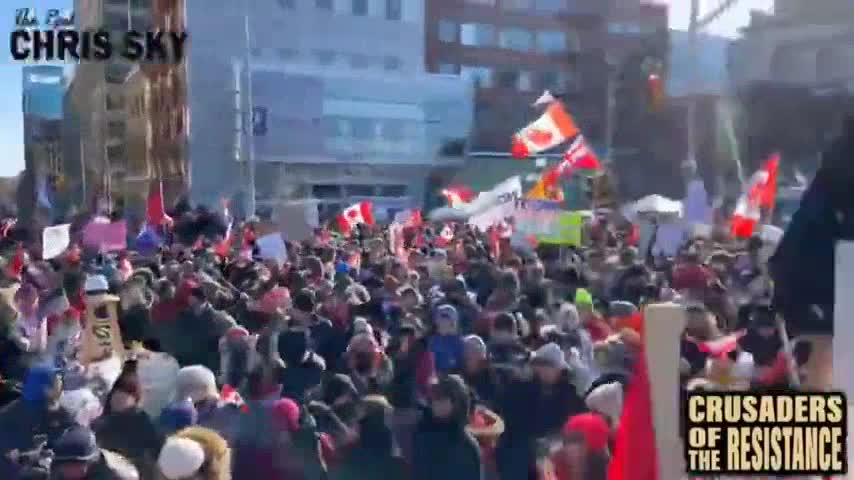 Chris Sky’s Fiery Speech In Ottawa For The Freedom Truckers