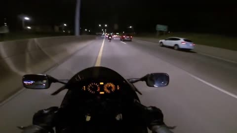 Living life, in the night (riding)