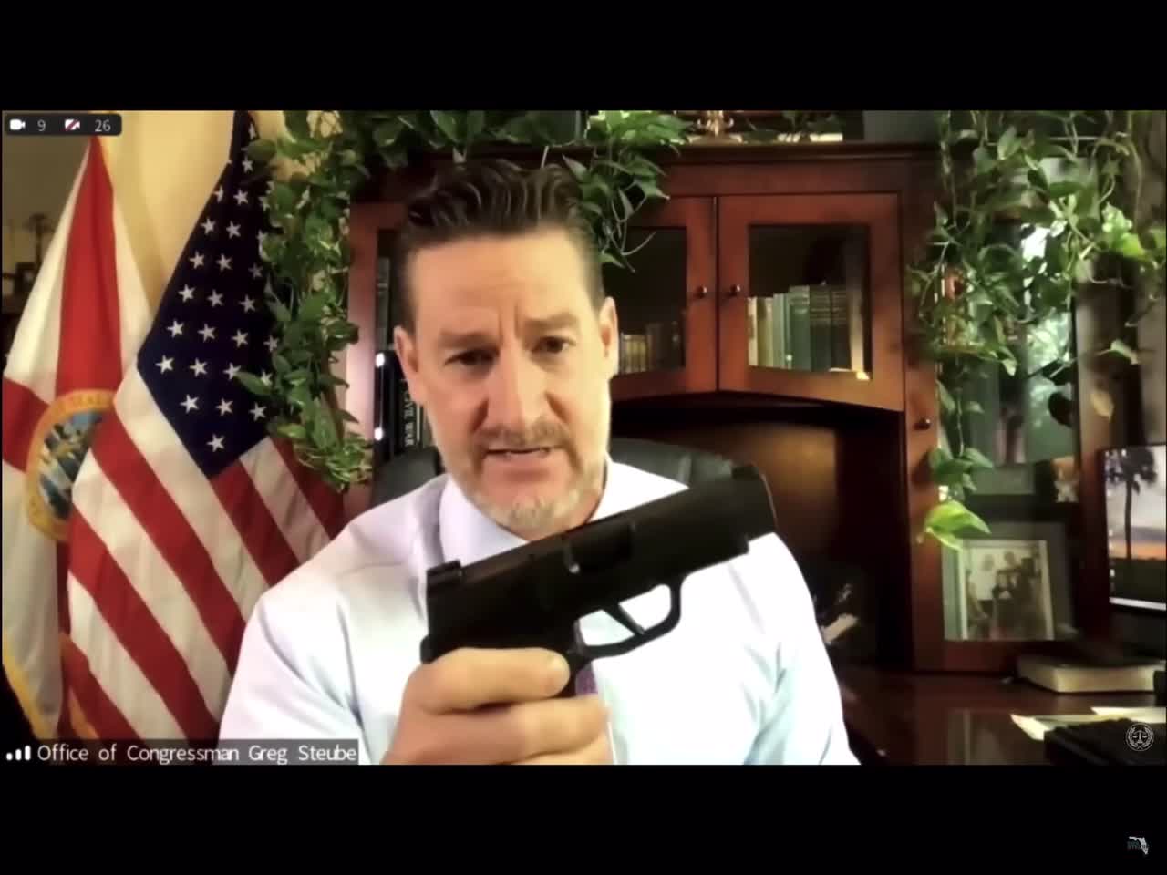 FL Rep Greg Steube demonstrates how the Democrat’s ridiculous bill would outlaw most guns