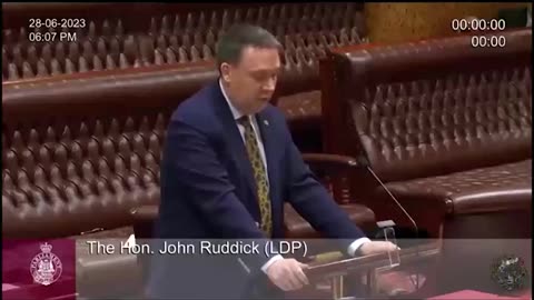 John Ruddick MLC maiden speech to NSW Parliament