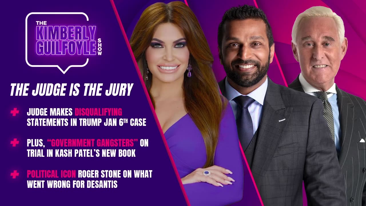 THE FIX IS IN: TRUMP JUDGE DOESN'T EVEN HIDE HER BIAS, Live with "Government Gangsters" Author Kash Patel and Iconic Political Strategist Roger Stone | Ep. 46