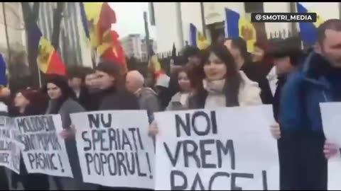 Moldova, Chisinau rally against involvement in the war