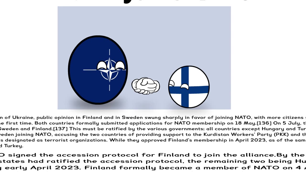 Countryballs: Finland joins NATO