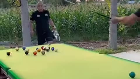 Funny video billiards millions views