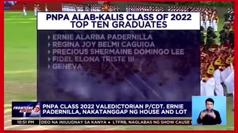 Pres. Duterte, dumalo sagraduation ng PNPA