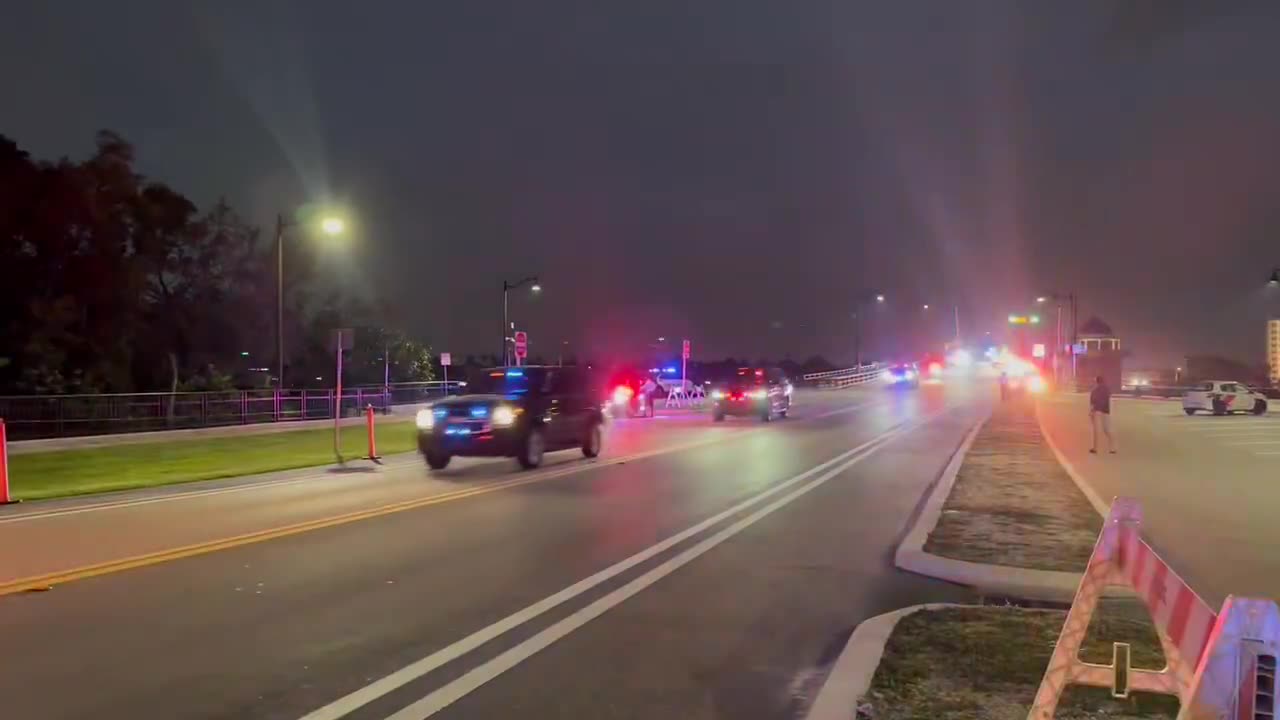 President Trump has just arrived home to Mar a Lago from his last campaign rally.