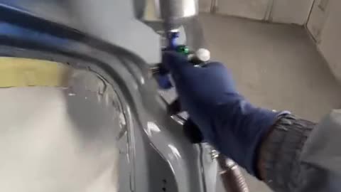 Automotive sheet metal surface painting automobile
