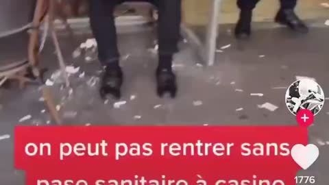 Grigny, ont ne peut pas rentrer sans pass sanitaire