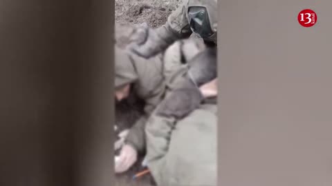 This is what Ukrainian fighters did to the captured Russian soldiers