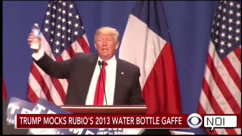 Trump “Throwing ”Water at Public For Fun