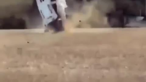 Accident in rally race