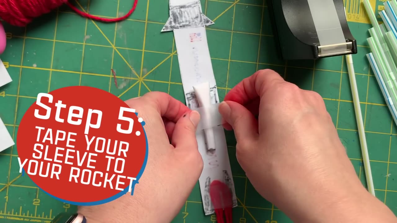 How To Make Your Own Falcon 9 Straw Rocket