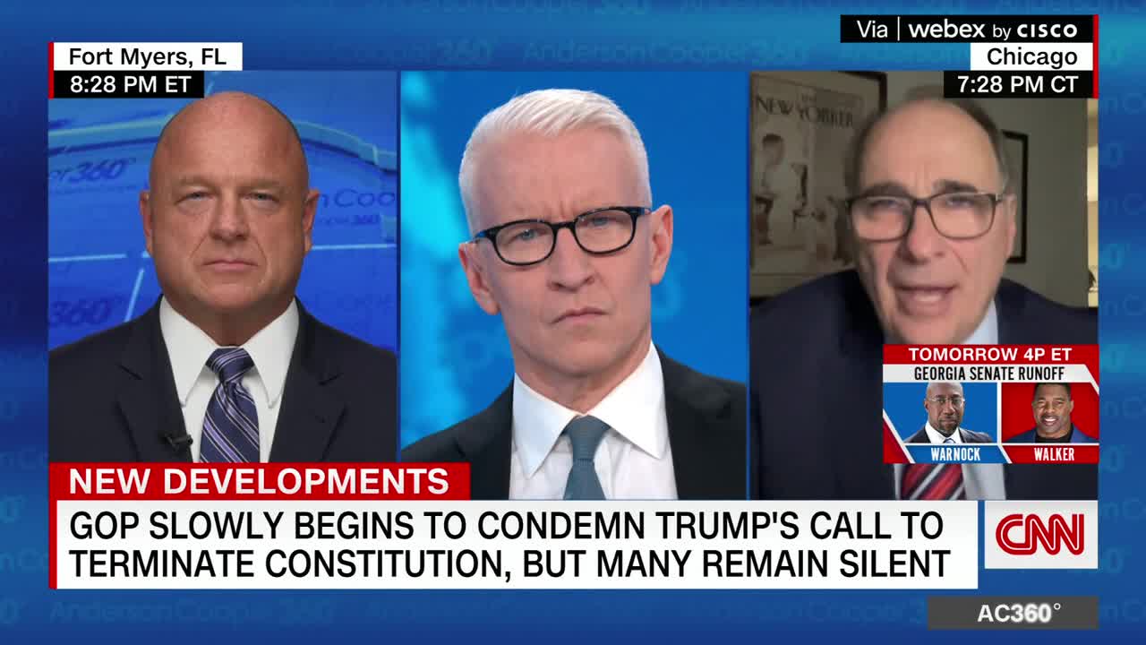 Watch how Republican lawmakers reacted to Trump's post to terminate Constitution