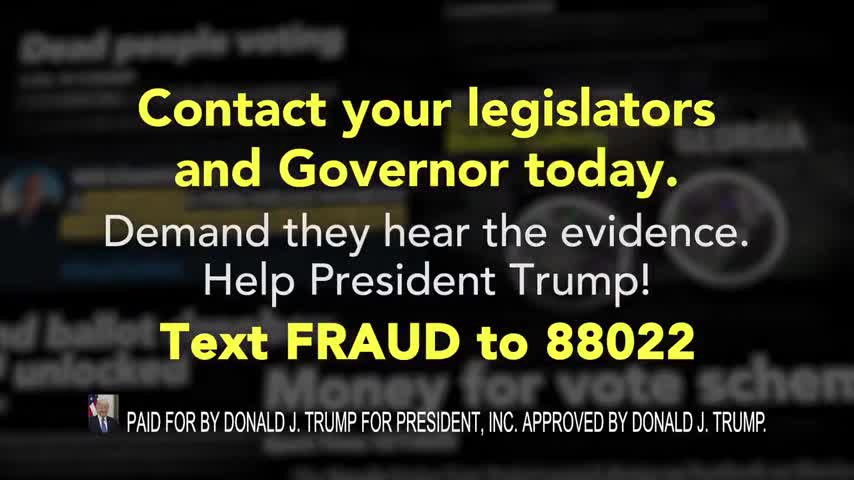 President Trump Campaign Advert On Mainstream Media LYING About Election Fraud
