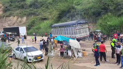 Levantan bloqueos en el norte de Bucaramanga tras diálogos con las autoridades