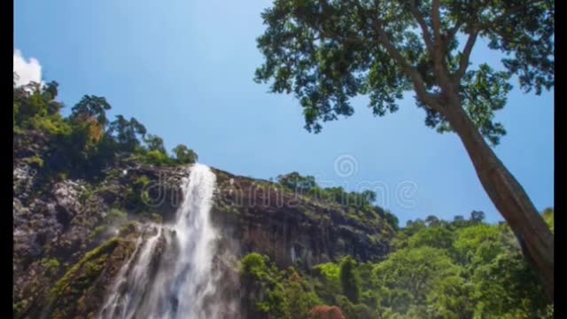 Sri Lanka's highest waterfall🥰