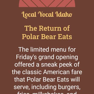 The Return of Polar Bear Eats!