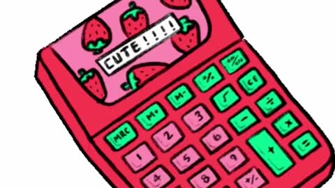 Cute Calculator Gif! 🥰