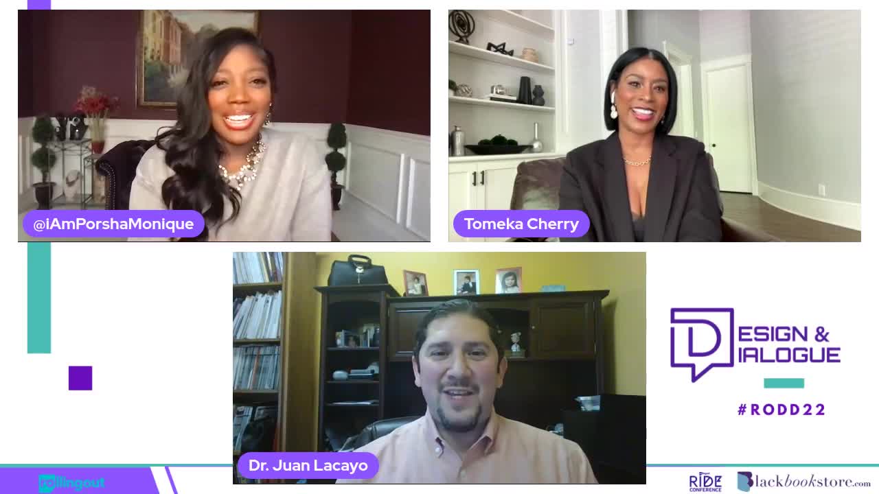 Tomeka Cherry and Dr. Juan Lacayo