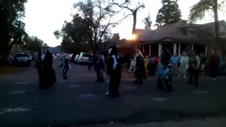 2015 Salida Colorado Halloween Zombie Dance Part 1