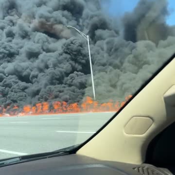 Fire on the Gold Star Memorial Bridge and TRAFFIC CLOSURE