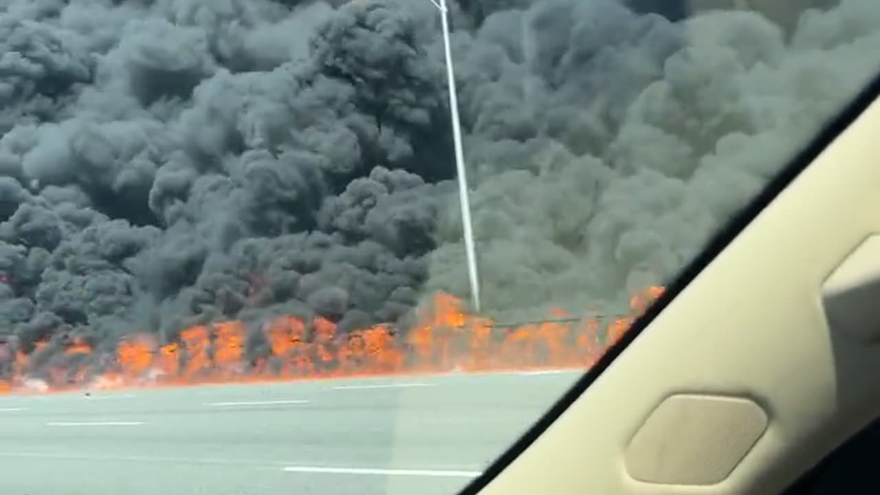Fire on the Gold Star Memorial Bridge and TRAFFIC CLOSURE