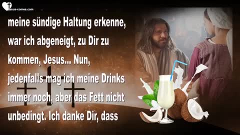 Mich mit Essen zu ersetzen, wird niemals gute Resultate erzielen ❤️ Liebesbrief von Jesus Christus