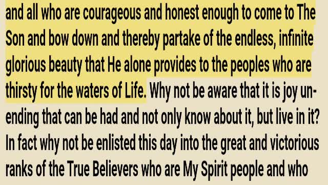 Words of the Spirit #4