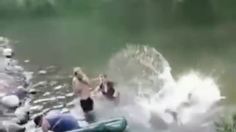 jump into the water