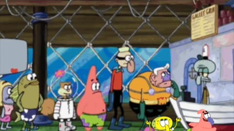 SpongeBob And Patrick Are Pretending To Be Imposters While Everyone Waits In Line To Vote For Biden