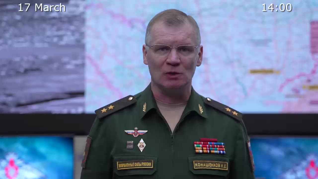 Russian Defence Ministry report on the progress of the special military operation (17 March 2023)