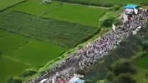 A bird's eye view of India uniting!