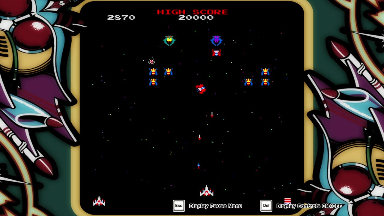 GALAGA RETRO GAMEPLAY