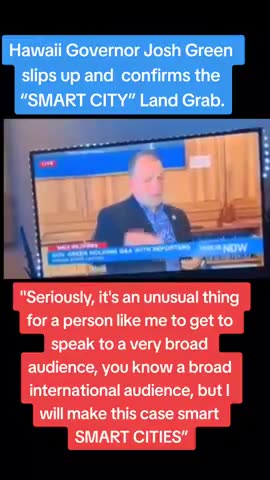 Hawaii Governor Uses Maui Tragedy as Opportunity to Preach Climate Hoax Propaganda