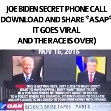 Joe Biden’s Secret Phone Call 😳