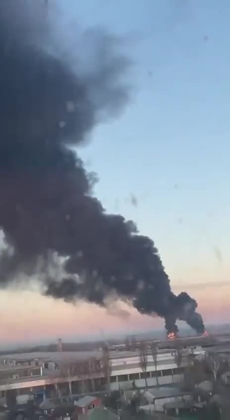 Chuguyev Airport hit by Russian rockets in Kharkiv