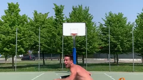 My TOP 5 BASKETBALL Trick shots! *MAD* -w Trickshotdav #Shorts