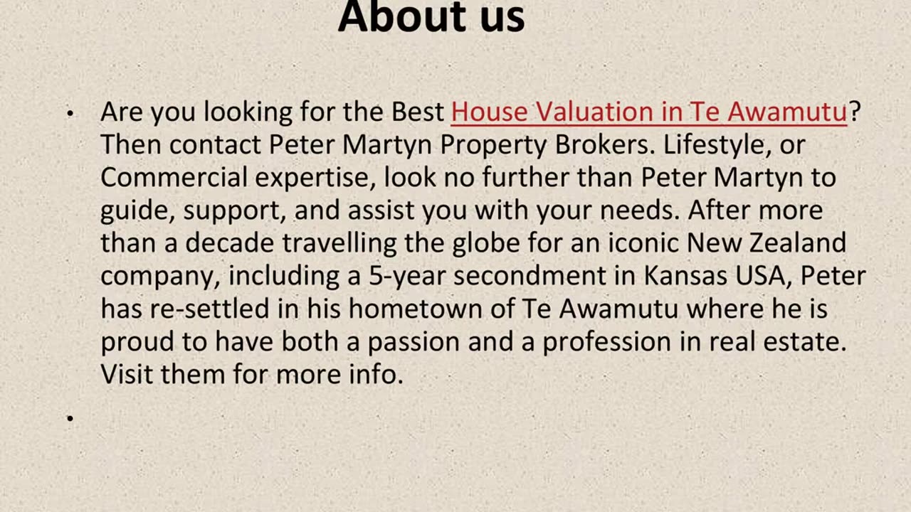 Best House Valuation in Te Awamutu.