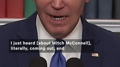 Biden comments on McConnell’s ‘freeze’ incident...